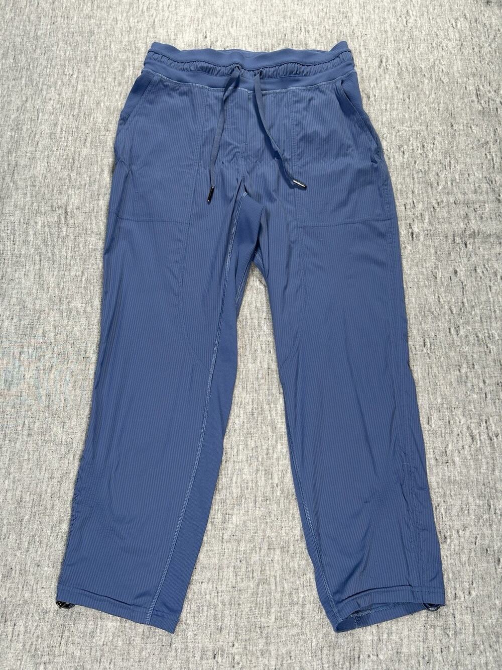 Lululemon Dance Studio Pants Womens 2 Mid-Rise Cropped Blue Athleisure W6CDQS